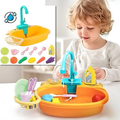 Fregadero de cocina infantil con agua corriente | SINKIFUN