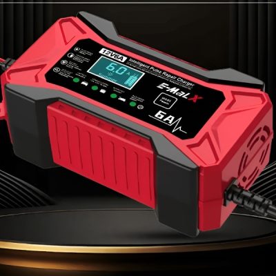 Cargador inteligente de batería para vehículos | EMERGIX