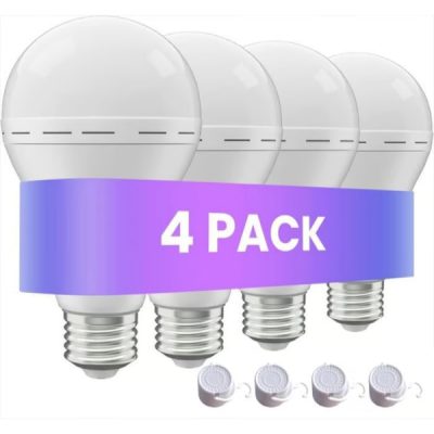 Bombillas de emergencia recargables (paquete de 4) | EVOBULBS