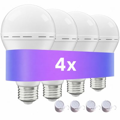 Bombillas de Emergencia Recargables (Set de 4) | EVOBULBS